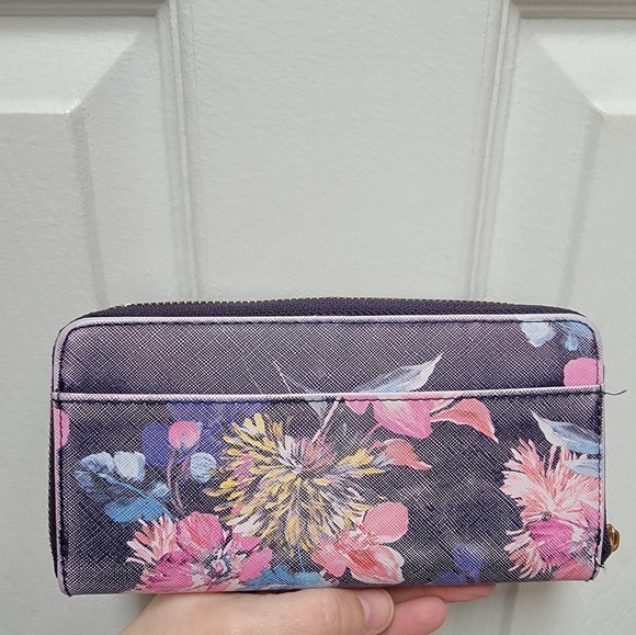 Trina Turk Zip Around Floral Women's Wallet - Picture 2 of 3